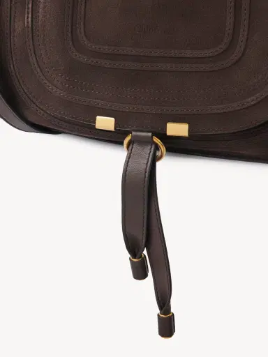 Chloé Small Marcie bag in suede leather | Thumbnail 8