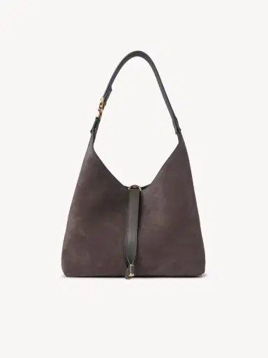 Chloé Small Marcie hobo bag in suede leather | Thumbnail 2