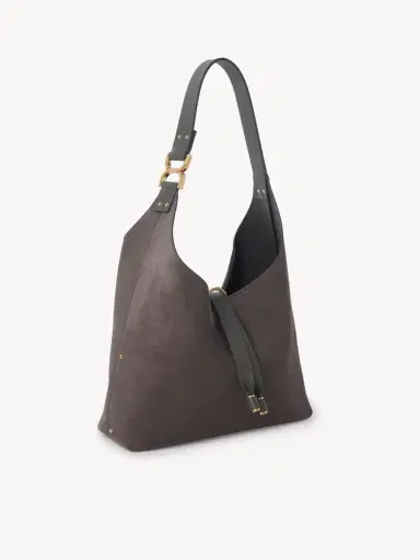 Chloé Small Marcie hobo bag in suede leather | Thumbnail 4