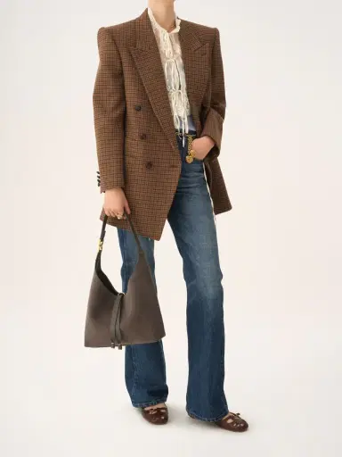 Chloé Small Marcie hobo bag in suede leather | Thumbnail 8
