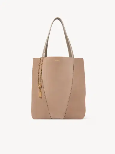 Chloé Chloé Spin tote bag in suede leather | Thumbnail 2
