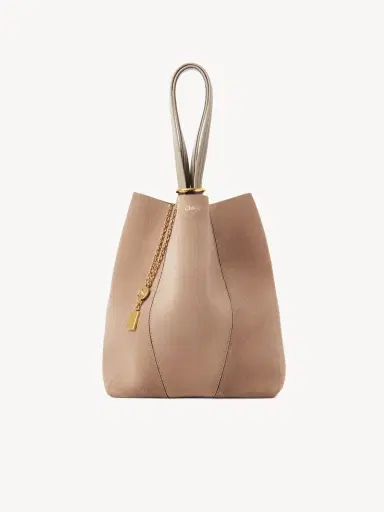 Chloé Chloé Spin tote bag in suede leather | Thumbnail 3