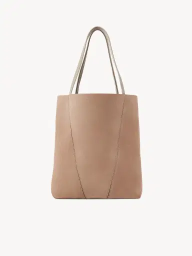 Chloé Chloé Spin tote bag in suede leather | Thumbnail 5