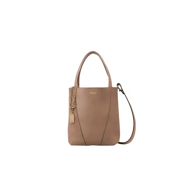 Small Chloé Spin tote bag in suede leather