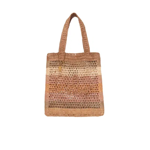 Chloé Summer Banana tote bag in raffia