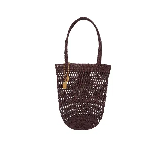Chloé Small Summer Banana tote bag in raffia