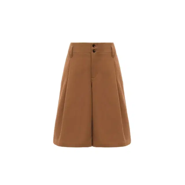 Chloé High-rise wide-leg bermuda shorts in cotton