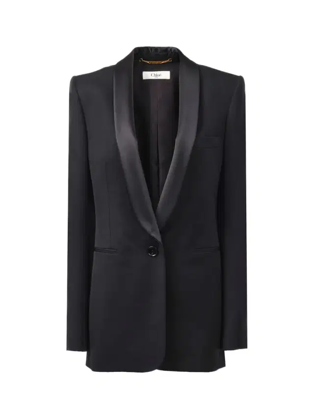Chloé Tuxedo jacket in wool grain de poudre