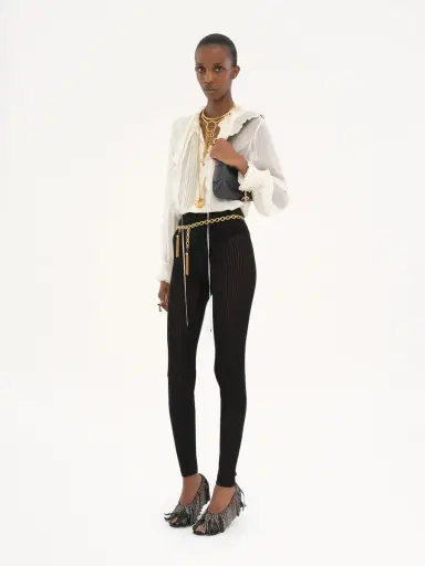 Chloé Ruffled blouse in silk georgette | Thumbnail 3