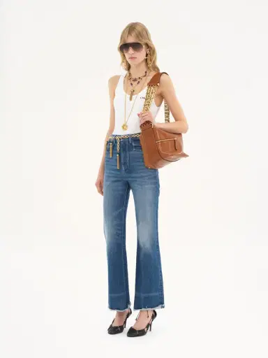 Chloé Logo tank top in jersey | Thumbnail 3