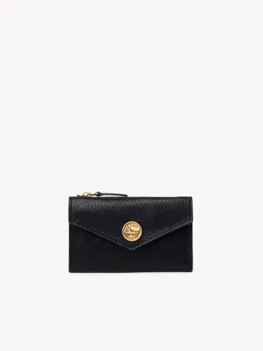 Chloé Small Envelope purse with card slots in grained leather | Thumbnail 2