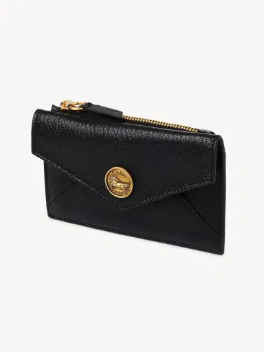 Chloé Small Envelope purse with card slots in grained leather | Thumbnail 3