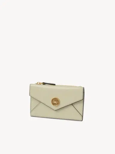 Chloé Small Envelope purse with card slots in grained leather | Thumbnail 3