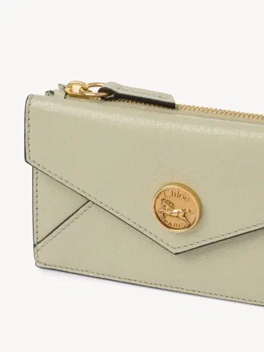 Chloé Small Envelope purse with card slots in grained leather | Thumbnail 6