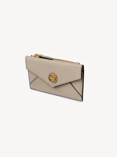 Chloé Small Envelope purse with card slots in grained leather | Thumbnail 3