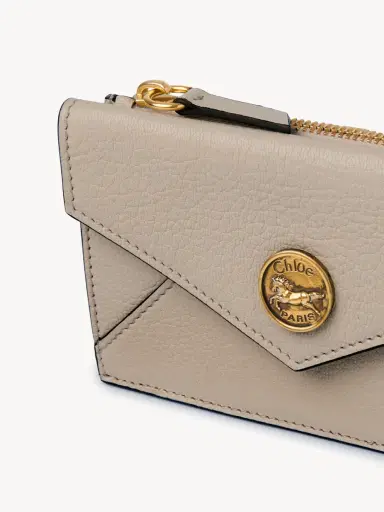 Chloé Small Envelope purse with card slots in grained leather | Thumbnail 6