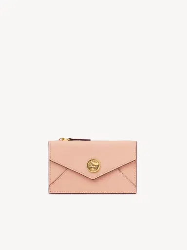 Chloé Small Envelope purse with card slots in grained leather | Thumbnail 2