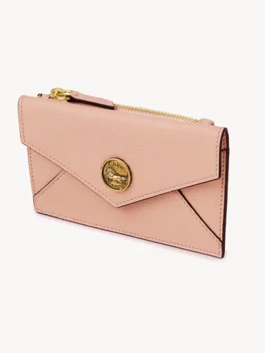 Chloé Small Envelope purse with card slots in grained leather | Thumbnail 3