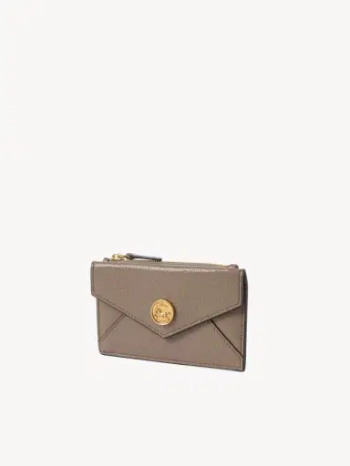 Chloé Small Envelope purse with card slots in grained leather | Thumbnail 3