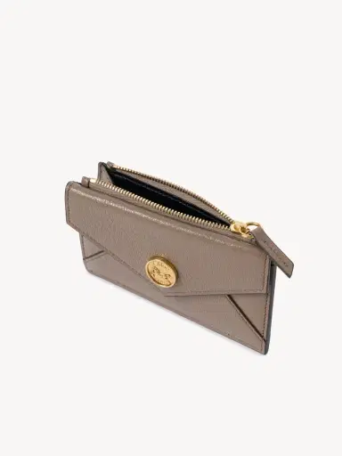 Chloé Small Envelope purse with card slots in grained leather | Thumbnail 5