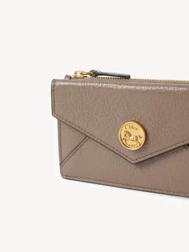 Chloé Small Envelope purse with card slots in grained leather | Thumbnail 6