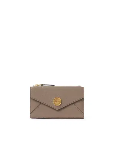 Chloé Small Envelope purse with card slots in grained leather | Thumbnail 1