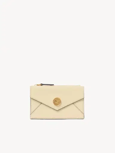 Chloé Small Envelope purse with card slots in grained leather | Thumbnail 2