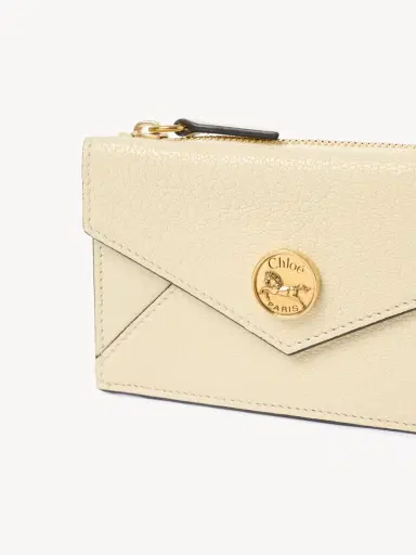 Chloé Small Envelope purse with card slots in grained leather | Thumbnail 6