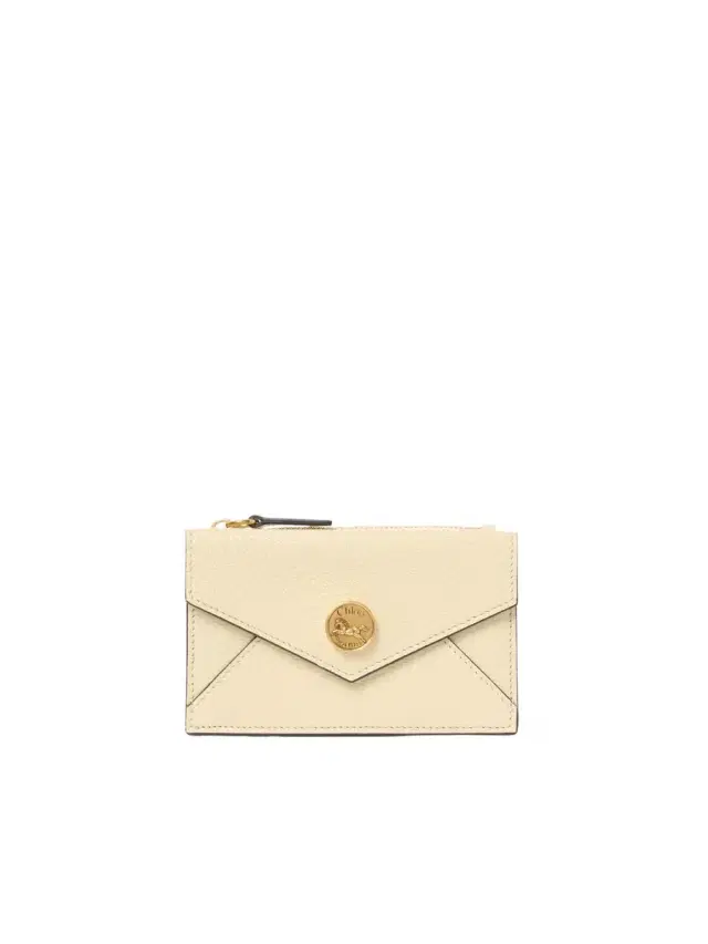 Chloé Small Envelope purse with card slots in grained leather