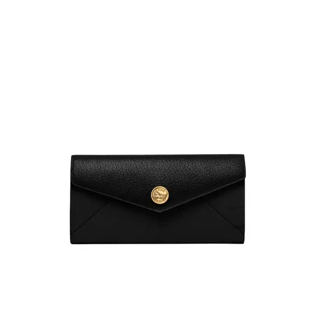 Chloé Envelope long wallet with flap in grained leather