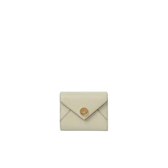 Small Envelope tri-fold in grained leather