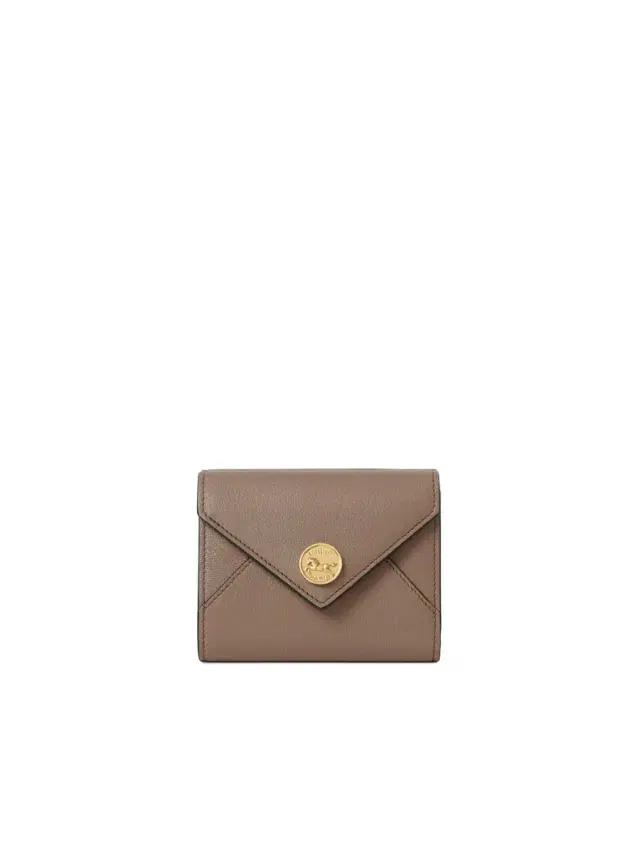Chloé Small Envelope tri-fold in grained leather