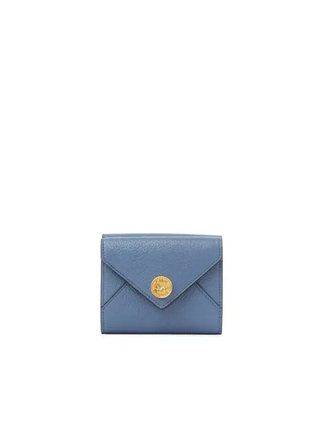 Small Envelope tri-fold in grained leather