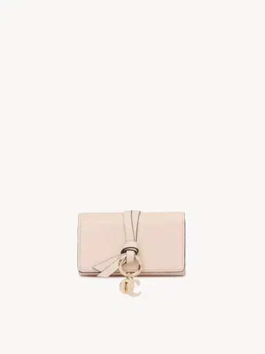 Chloé Alphabet key case in grained leather | Thumbnail 2