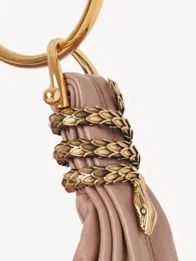 Chloé Small Snake Bracelet Hobo bag in grained leather | Thumbnail 8