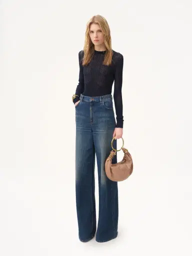 Chloé Small Snake Bracelet Hobo bag in grained leather | Thumbnail 9