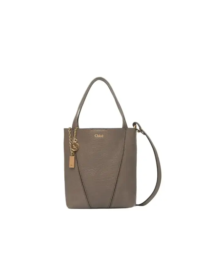 Small Chloé Spin tote bag in grained leather