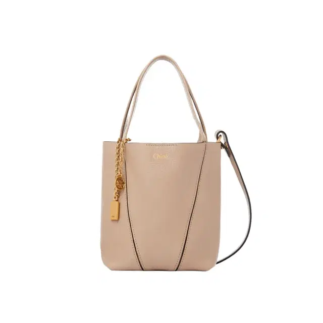 Small Chloé Spin tote bag in grained leather