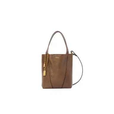 Chloé Small Chloé Spin tote bag in grained leather | Thumbnail 1