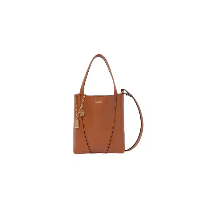 Small Chloé Spin tote bag in grained leather