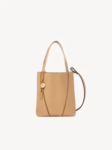 Chloé Small Chloé Spin tote bag in grained leather | Thumbnail 2 Chloé Small Chloé Spin tote bag in grained leather | Thumbnail 2