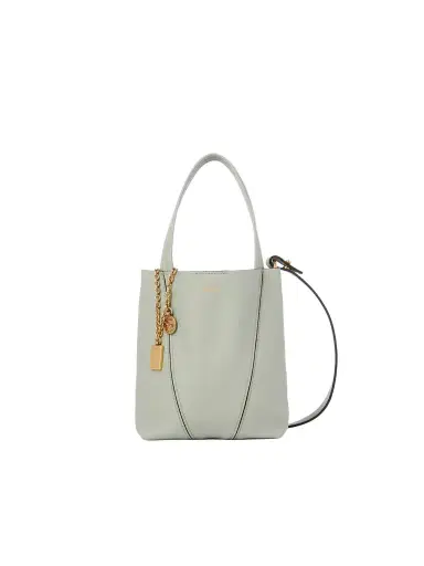 Chloé Small Chloé Spin tote bag in grained leather | Thumbnail 1 Chloé Small Chloé Spin tote bag in grained leather | Thumbnail 1