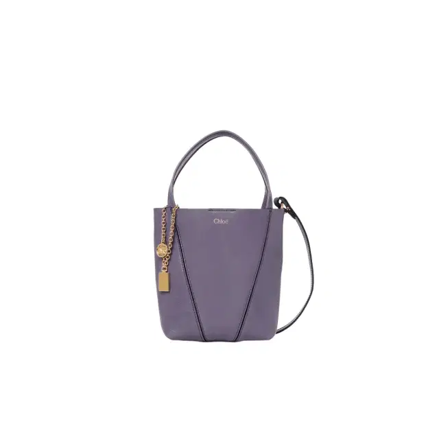 Chloé Small Chloé Spin tote bag in grained leather