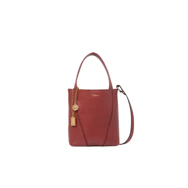 Small Chloé Spin tote bag in grained leather