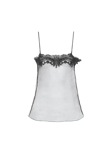 Chloé Fitted tank top in embroidered lace | Thumbnail 2