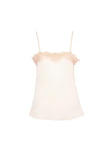 Chloé Fitted tank top in embroidered lace | Thumbnail 2
