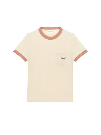 Chloé Crew-neck logo T-shirt in cotton jersey | Thumbnail 2