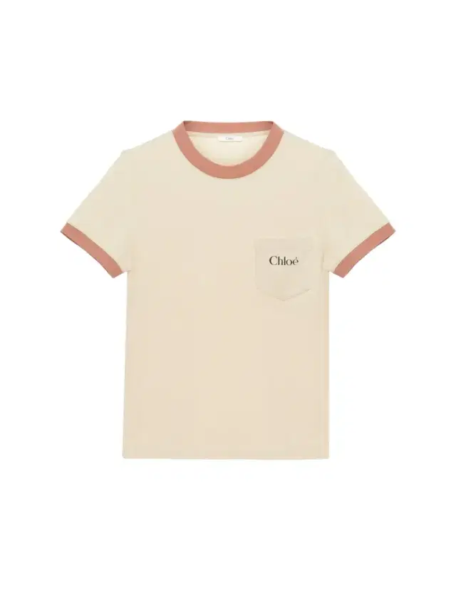 Chloé Crew-neck logo T-shirt in cotton jersey