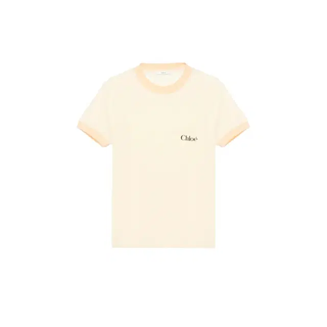 Chloé Crew-neck logo T-shirt in cotton jersey