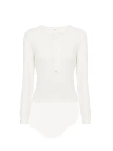Chloé Henley shirt in cotton jersey | Thumbnail 1
